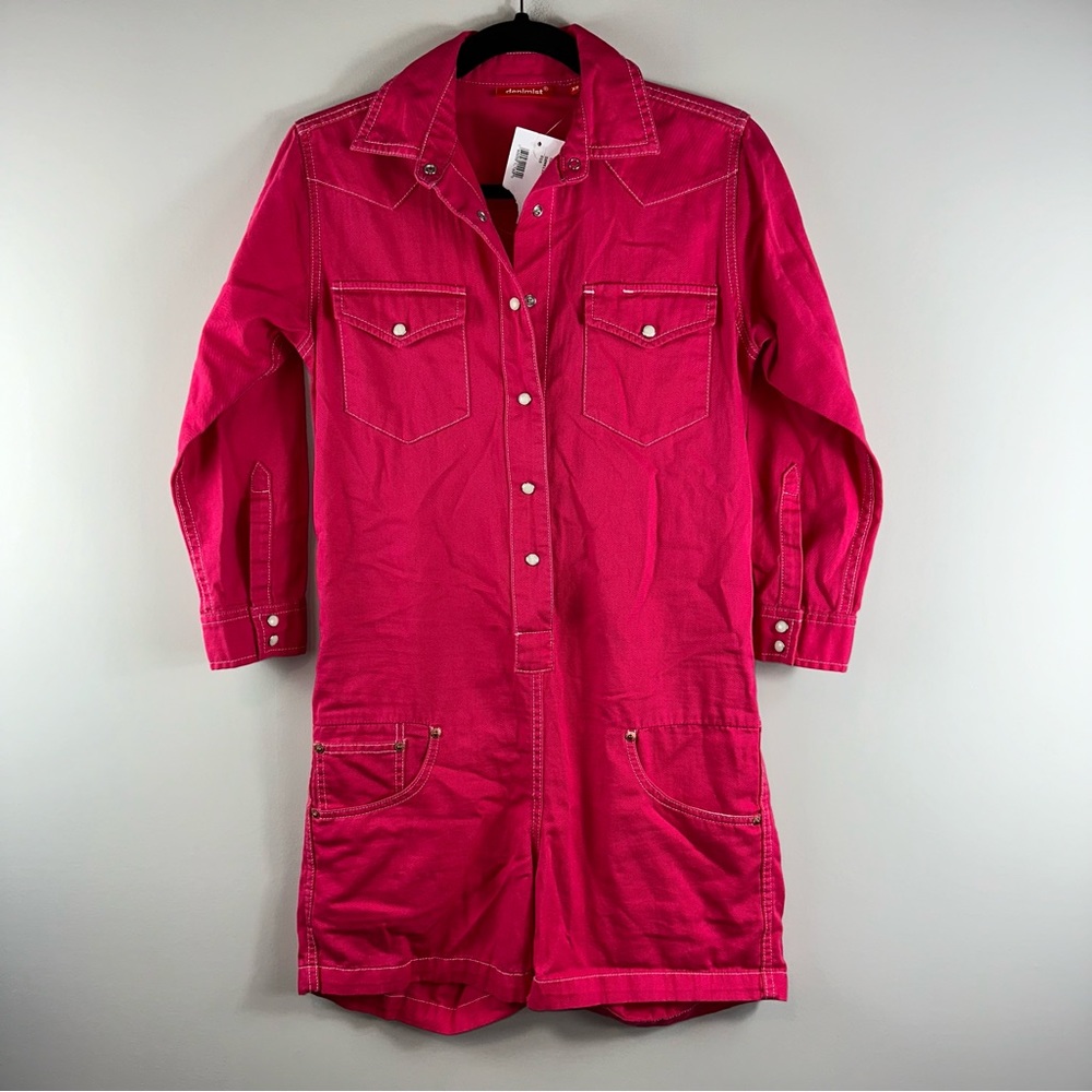 Denimist Cowgirl Romper in Pink Size XS